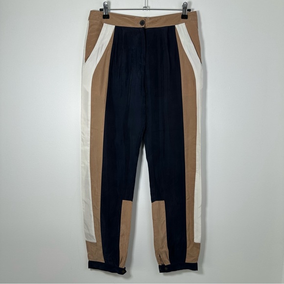 SHADES OF GREY BY MICAH COHEN Pants - Shades Of Gray By Micah Cohen Colorblocked Tapered Pants Size 6